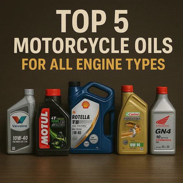 Top 5 Motorcycle Oils for All Engine Types